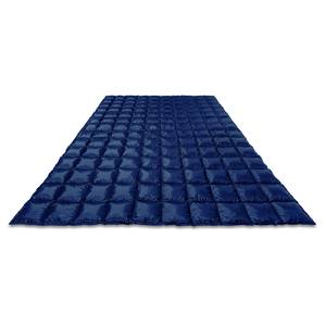 Daunenbettdecke Travel Plaid Baumwolle / Daunen / Federn - 135 x 200 cm - Blau