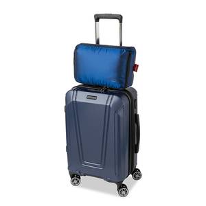 Piumino Travel Plaid Cotone / piume - 135 x 200 cm - Blu