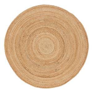 Tapis en jute Nele rond Jute - Naturel - 150 x 150 cm