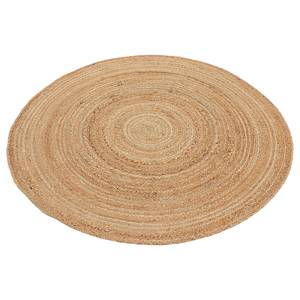 Tapis en jute Nele rond Jute - Naturel - 90 x 90 cm