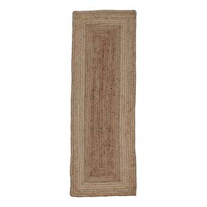 Tapis de couloir en jute Nele Jute - Naturel - 80 x 500 cm