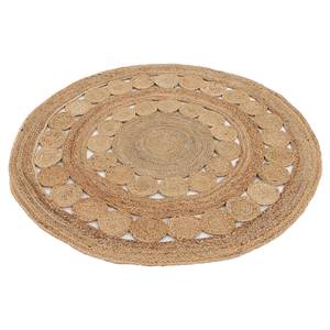 Tapis en jute Dana Jute - Naturel - 150 x 150 cm