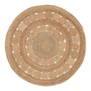 Tapis en jute Dana Jute - Naturel - 90 x 90 cm