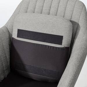 Sedia con braccioli TILANDA Tessuto Stefka: grigio chiaro - 1 sedia