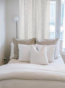 Rideau Softy Polyester - Blanc laine - 140 x 160 cm