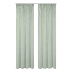 Set di 2 tende Softy Poliestere - Verde pastello - 140 x 160 cm