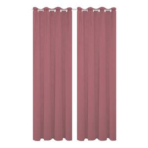 Set di 2 tende con anelli Softy Poliestere - Bacca - 140 x 225 cm