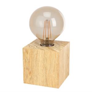 Tischleuchte Prestwick Holzwerkstoff - 1-flammig - Beige