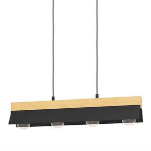 Luminaires suspendus TARRAFO Noir - Marron - Bois manufacturé - Métal - 150 x 110 x 88 cm