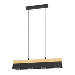 Luminaires suspendus TARRAFO Noir - Marron - Bois manufacturé - Métal - 150 x 110 x 88 cm