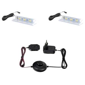 Eclairages Solea LED - Lot de 2 Polyvinyle - Transparent