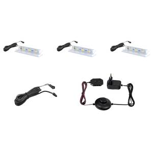 Verlichting Solea LED VB set van 3 polyvinyl - transparant