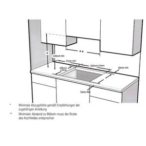 Küchenzeile Low-Line Touch Variante D Schwarz / Eiche Sierra Dekor - Breite: 300 cm - Ausrichtung rechts - Mit Elektrogeräten