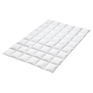 Piumino Sleepwell Comfort 6x8 Cotone / Piume - Bianco - 155 x 220 cm