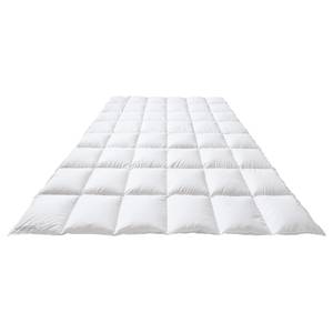 Couette en duvet Wiedegans medium Coton / Duvet d’oie - Blanc - 260 x 240 cm