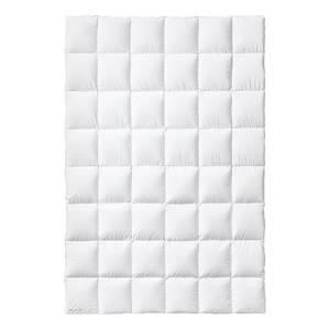 Couette en duvet Elegance 700 medium Coton / Duvet d’oie - Blanc - 155 x 220 cm