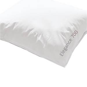 Couette en duvet Elegance 700 medium Coton / Duvet d’oie - Blanc - 155 x 220 cm