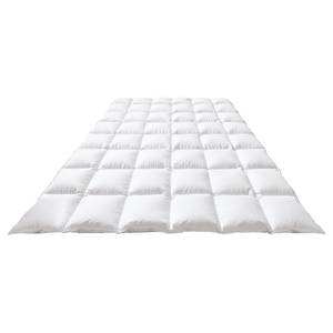 Couette en duvet Superior medium Coton / Duvet - Blanc - 140 x 200 cm