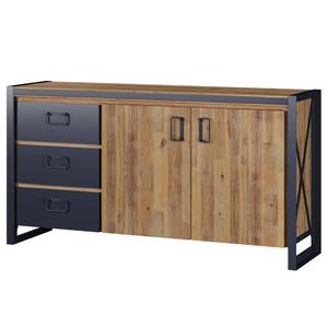 Dressoir California massief acaciahout/ijzer - bruin