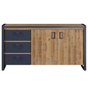 Sideboard California Akazie Massiv / Eisen - Braun