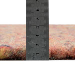 Tappeto di lana Alm-Freude Lana vergine / Terracotta / 70 x 130 cm - Terracotta - 70 x 130 cm