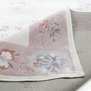 Kurzflorteppich Cherina Viskose - Beige / Rosa - 160 x 230 cm