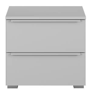 Table de chevet Monostar Gris soie - Hauteur : 43 cm - Lot de 2