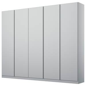 Armadio con ante battenti Monostar Seta griggio - Larghezza: 226 cm - Optimum Plus