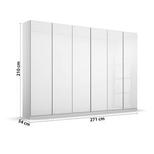 Armoire à portes battantes Monostar V Blanc alpin - Largeur : 271 cm - Premium