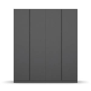 Armoire à portes battantes Monostar Gris métallisé - Largeur : 181 cm - Premium