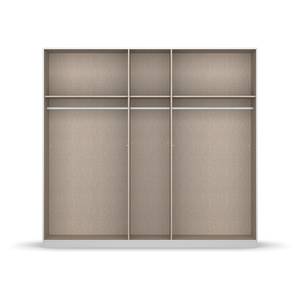 Drehtürenschrank Monostar mit Glas Seidengrau - Breite: 226 cm - Basic