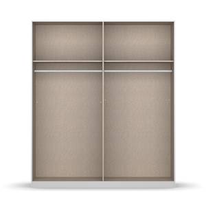 Drehtürenschrank Monostar mit Glas Alpinweiß - Breite: 181 cm - Basic