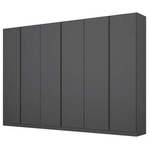 Armoire à portes battantes Monostar Gris métallisé - Largeur : 271 cm - Basic