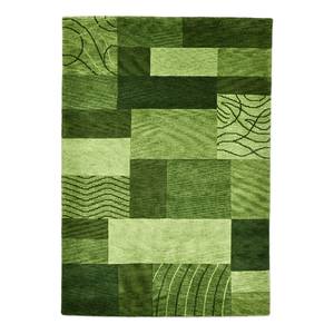 Wollen vloerkleed Royal Domas scheerwol - groen- 170 x 240 cm - Groen - 170 x 240 cm