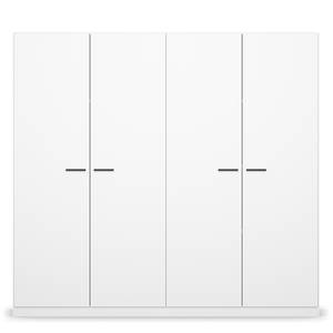 Armoire à portes battantes Florenz Blanc alpin - Largeur : 226 cm - Sans portes miroir