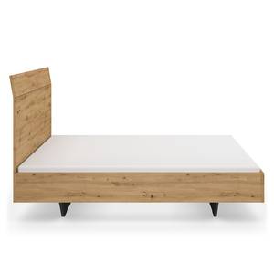 Slaapkamerset Florenz met bed 160 cm Eikenhoutlook Artisan - Breedte: 226 cm - Met spiegeldeuren