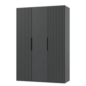 Armoire à portes battantes Andorra Graphite - Largeur : 150 cm