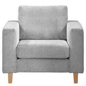 Fauteuil MAISON vlakweefsel - Corduroy Poppy: Lichtgrijs