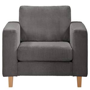 Fauteuil MAISON vlakweefsel - Corduroy Poppy: Grijs