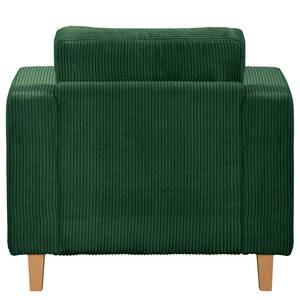 Fauteuil MAISON Tissage à plat - Velours côtelé Poppy: Vert sapin