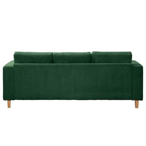 3-Sitzer Sofa MAISON Cordstoff Poppy: Tannengrün - Ohne Schlaffunktion