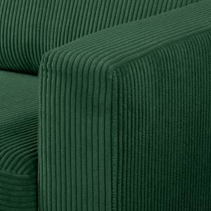 3-Sitzer Sofa MAISON Cordstoff Poppy: Tannengrün - Ohne Schlaffunktion