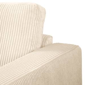 3-Sitzer Sofa MAISON Cordstoff Poppy: Creme - Ohne Schlaffunktion