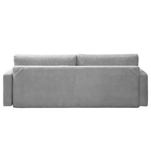 3-Sitzer Sofa MAISON Cordstoff Poppy: Hellgrau - Mit Schlaffunktion