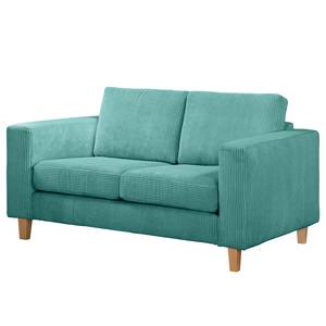 Bankstellen 3-, 2-zits, fauteuil MAISON vlakweefsel - Corduroy Poppy: Turquoise