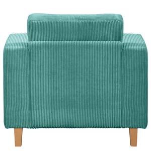 Bankstellen 3-, 2-zits, fauteuil MAISON vlakweefsel - Corduroy Poppy: Turquoise