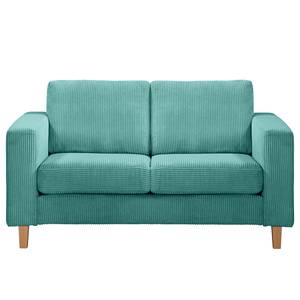 Bankstellen 3-, 2-zits, fauteuil MAISON vlakweefsel - Corduroy Poppy: Turquoise