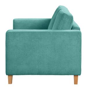 Bankstellen 3-, 2-zits, fauteuil MAISON vlakweefsel - Corduroy Poppy: Turquoise