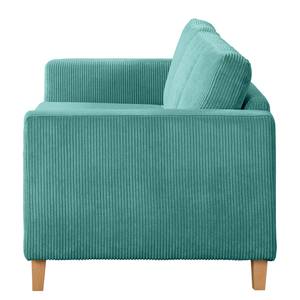 Bankstellen 3-, 2-zits, fauteuil MAISON vlakweefsel - Corduroy Poppy: Turquoise