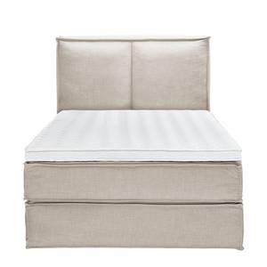 Premium Boxspringbett KINX Stoff KINX: Beige - 140 x 220cm - H3 - 130 cm